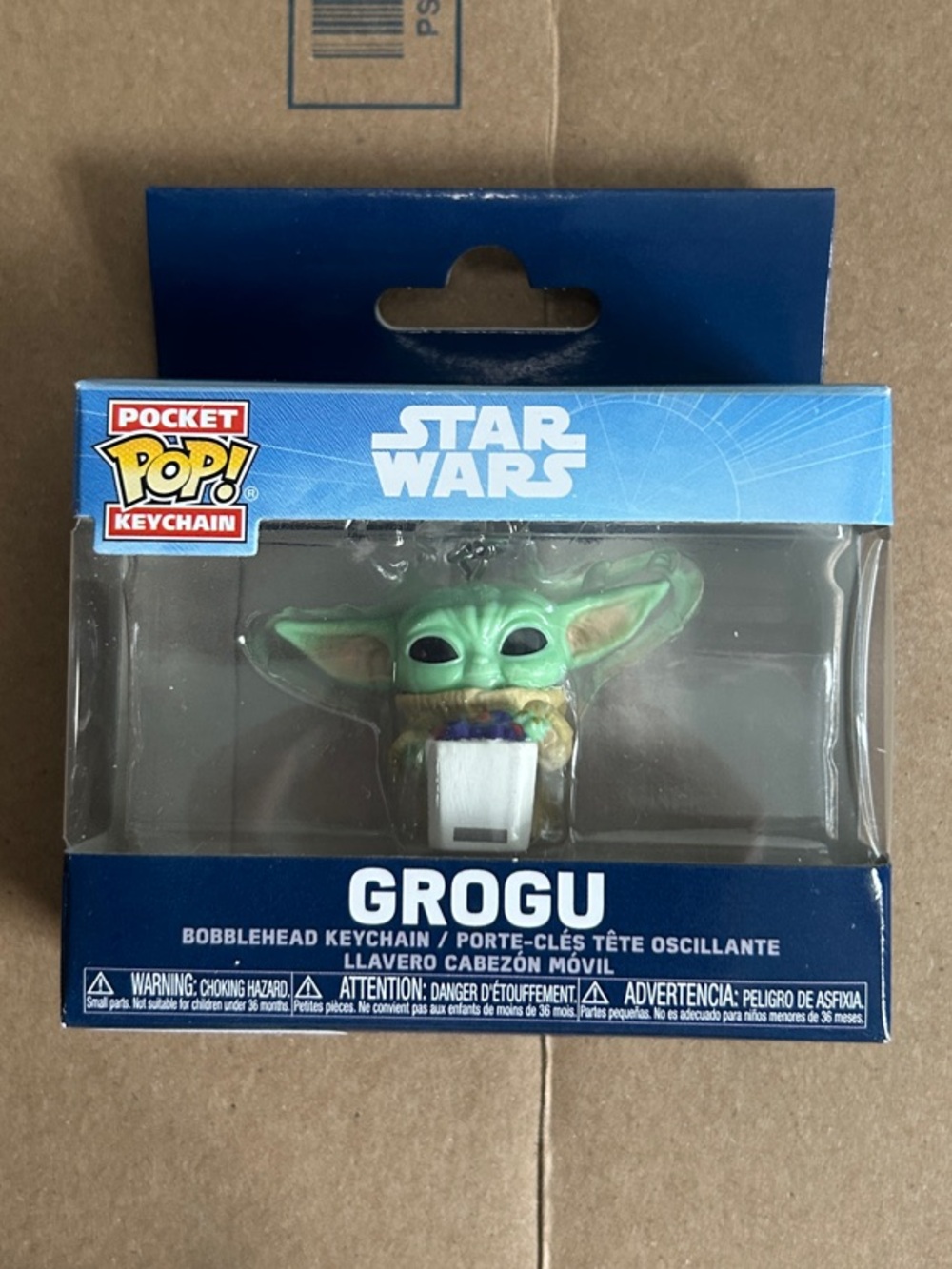 Funko Pocket Pop! Star Wars Grogu Keychain. New in Box.